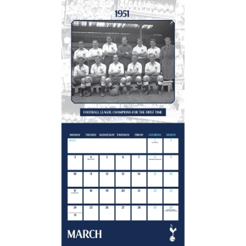 Tottenham Hotspur calendar Legends Square 2025