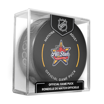 Toronto Maple Leafs puc 2024 All-Star Toronto Officially Licensed Game Puck Design