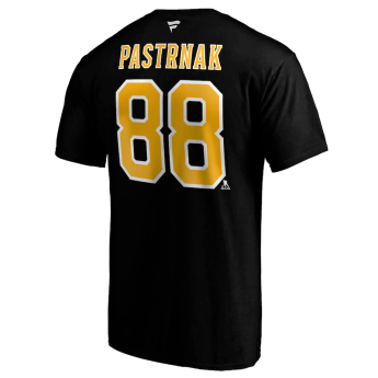 Boston Bruins tricou de bărbați David Pastrnak #88 Iconic Name & Number Graphic