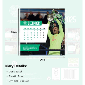 FC Celtic calendar de birou 2025