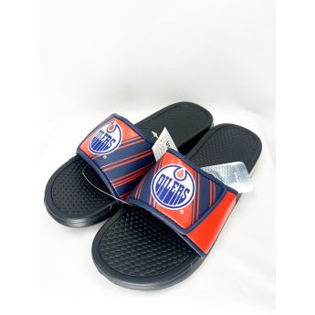 Edmonton Oilers papuci de bărbați Legacy Velcro Sport Slide Slipper