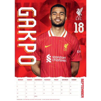 FC Liverpool calendar 2025