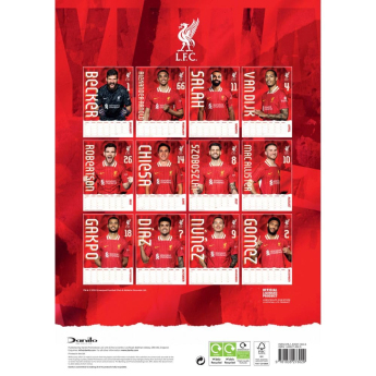 FC Liverpool calendar 2025