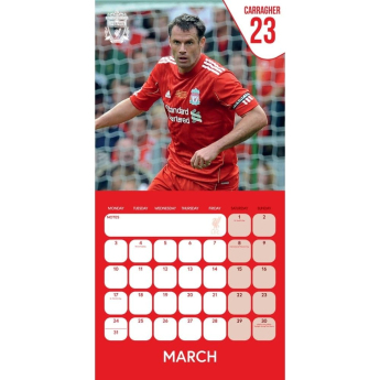 FC Liverpool calendar Legends Square 2025