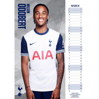 Tottenham Hotspur calendar 2025