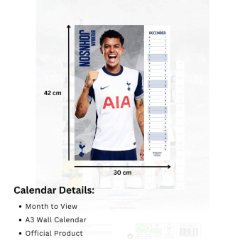 Tottenham Hotspur calendar 2025