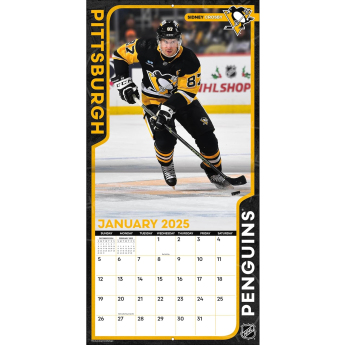 Pittsburgh Penguins calendar 2025 Wall Calendar