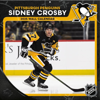 Pittsburgh Penguins calendar Sidney Crosby #87 2025 Wall Calendar