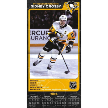 Pittsburgh Penguins calendar Sidney Crosby #87 2025 Wall Calendar