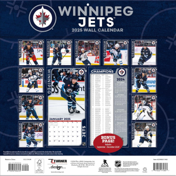 Winnipeg Jets calendar 2025 Wall Calendar