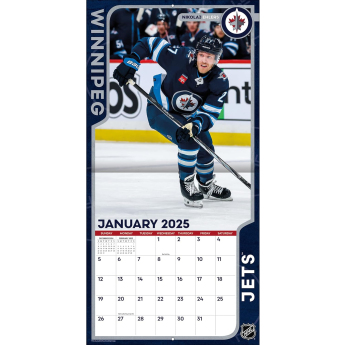 Winnipeg Jets calendar 2025 Wall Calendar