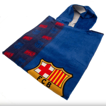 FC Barcelona poncho de copii Crest